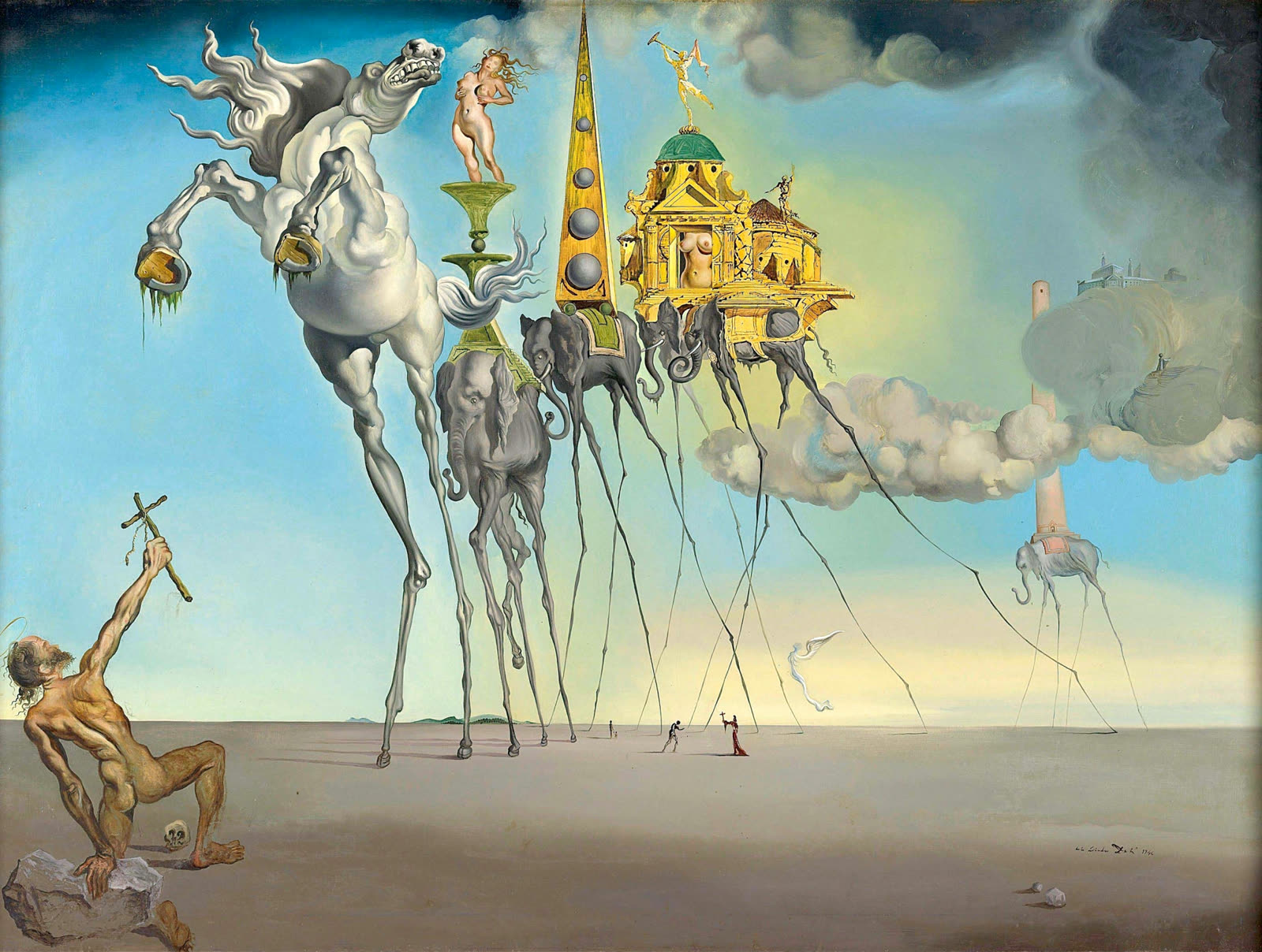 Salvador Dalí · La tentación de San Antonio · MCMXLVI